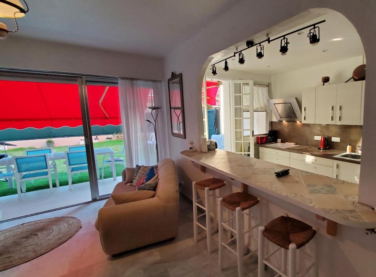 Superbe Rez De Jardin Dans Residence Au Calme Ницца Экстерьер фото